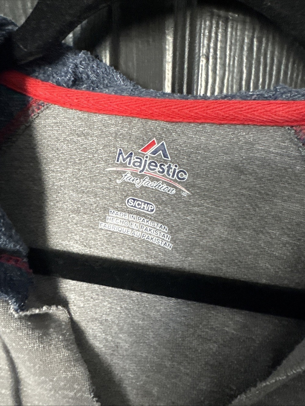 Majestic USA Baseball Women’s Sweatshirt Pull Over Blue Size Small - Picture 3 of 5